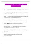 Georgia Pesticide Applicators Exam Question and Correct answer
