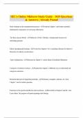 SECA Online Midterm Study Guide - 2025 Questions & Answers &vert; Already Passed