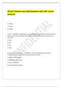 TN Cat 7 Review exan &lpar;100 Questions with 100- correct  answers&rpar;