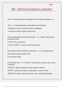 ISC - CPA EXAM VERIFIED ANSWERS&excl;&excl;