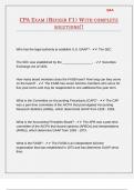 CPA EXAM &lpar;BECKER F1&rpar; WITH COMPLETE SOLUTIONS&excl;&excl;