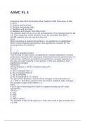 AAMC FL 4 exam with 100&percnt; correct answers 2025