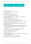 Microbiology Chapter 14 Test Bank Questions And Answers