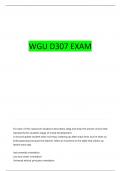 D307 OBJECTIVE ASSESSMENT STUDY GUIDE QUESTIONS WITH 100&percnt; CORRECT ANSWERS