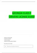 GA CLASS F WRITTEN TEST QUESTIONS WITH 100&percnt; CORRECT ANSWERS