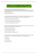 ATI FUNDAMENTALS PROCTORED EXAM QUESTIONS WITH ACCURATE ANSWERS&period;