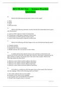 ATI TEAS Test -- Science Practice Questions