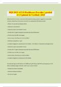 RQI 2025 ACLS Healthcare Provider &vert; graded A&plus;&vert; Updated & Verified &vert; 2025