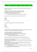 TEAS 7 SCIENCE PRACTICE TEST 1 &2