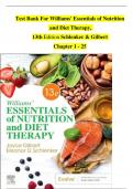 Williams' Essentials of Nutrition and Diet Therapy &ndash; Schlenker & Gilbert &lpar;13th Edition&rpar; &ndash; Complete Test Bank
