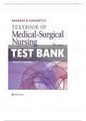 Test Bank for Brunner & Suddarth Medical Surgical 14th &lpar;2025&rpar;