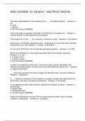 IAAO COURSE 101 &lpar;QUIZ &num;1 - MULTIPLE CHOICE&rpar;