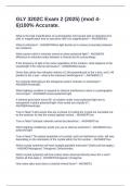 EXAM BUNDLE   GLY 3202C EXAM   &lpar;COMPLETE PACKAGE&rpar; Questions&rpar;100&percnt; Correct&excl;