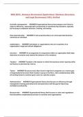 WGU D078 - Business Environment Applications Package Deal&excl;&excl;&excl;