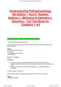 Understanding Pathophysiology&comma; 8th Edition &ndash; Sue E&period; Huether&comma; Kathryn L&period; McCance & Valentina L&period; Brashers &ndash; Full Test Bank for Chapters 1&ndash;44
