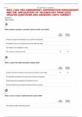 WGU C468 PRE-ASSESSMENT&colon; INFORMATION MANAGEMENT AND THE APPLICATION OF TECHNOLOGY PESO&vert;2025 UPDATED QUESTIONS AND ANSWERS&vert;100&percnt; CORRECT