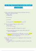 MN 568 FINAL EXAM QUESTIONS WITH THE LATEST AND UPDATED SCORE