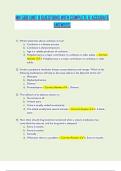 MN 568 UNIT 9 QUESTIONS WITH COMPLETE & ACCURATE ANSWERS