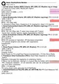 BASIC DYSRHYTHMIA REVIEW QUESTIONS WITH - A GRADED- AND VERIFIED ANSWERS&period;
