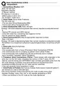 BASIC DYSRHYTHMIA REVIEW QUESTIONS WITH - A GRADED- AND VERIFIED ANSWERS&period;