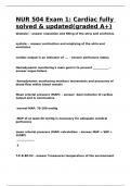 NUR 504 Exam 5 fully solved & updated&lpar;graded A&plus;&rpar;&period;
