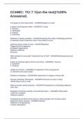 CCHMC&colon; TCI 7 &excl;&excl;&lpar;on the test&rpar;&excl;&excl;100&percnt; Answered&period;