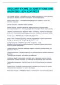 ABQUARP EXAM&vert; 124 QUESTIONS AND ANSWERS 100&percnt; CORRECT