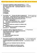NCLEX Style Questions&colon; Inflammation with 100&percnt; Correct Answers&excl;&excl;&excl;