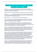 POAT BUNDLED EXAMS WITH 100&percnt; VERIFIED ANSWERS &vert; 2025