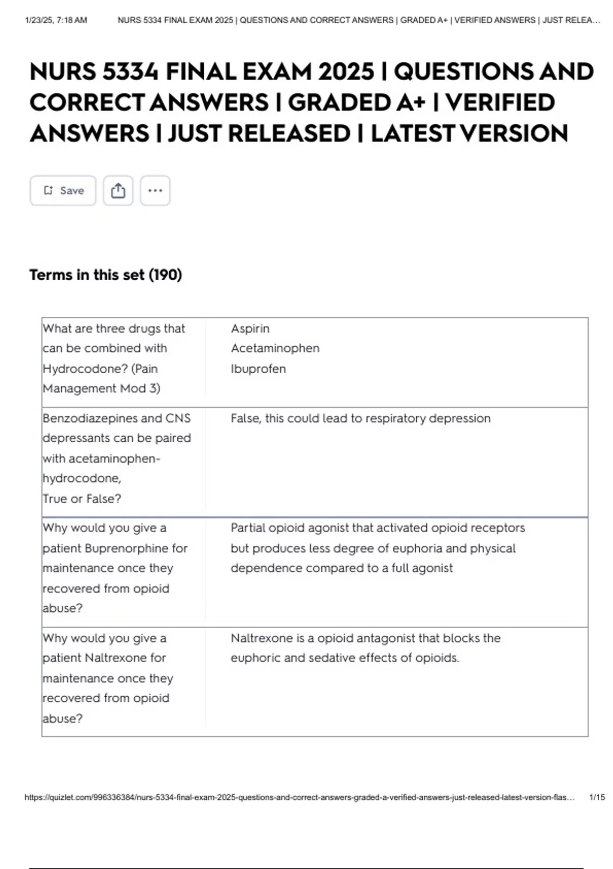NURS 5334 FINAL EXAM 2025 | QUESTIONS AND CORRECT ANSWERS | GRADED A+ ...