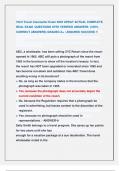 TICO Travel Counsellor Exam 2025 UPDAT ACTUAL COMPLETE  REAL EXAM QUESTIONS WITH VERIFIED ANSWERS &lpar;100&percnt;  CORRECT ANSWERS&rpar; GRADED A&plus; &vert; ASSURED SUCCESS &excl;&excl;