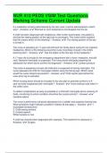 NUR 410 PEDS VSIM Test Questions Marking Scheme Current Update