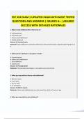 PSY 324 EXAM 1 UPDATED EXAM WITH MOST TESTED QUESTIONS AND ANSWERS &vert; GRADED A&plus; &vert; ASSURED SUCCESS WITH DETAILED RATIONALES