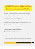 BA 300 SDSU Austin Midterm 2 Exam Questions and Answers 100&percnt; Pass