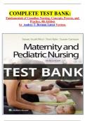     COMPLETE TEST BANK&colon; Fundamentals of Canadian Nursing&colon; Concepts&comma; Process&comma; and Practice&comma; 4th Edition by &lrm; Audrey T&period; Berman Latest Version&period;
