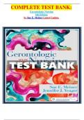 COMPLETE TEST BANK&colon; Gerontologic Nursing 6th Edition by Sue E&period; Meiner Latest Update&period;