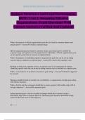 Business Structures and Legal Environment - D078 &colon; Unit 2&colon; Designing Effective Organizations&period; Exam Questions With Correct Answers &lpar;Verified And Updated&rpar;