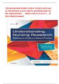 TEST BANK FOR UNDERSTANDING NURSING RESEARCH&comma; 7TH EDITION&comma; SUSAN GROVE&comma; JENNIFER GRAY&comma; ISBN&colon; 9780323532051&comma;  ISBN&colon;9780323546515&comma; ISBN&colon;9780323546447