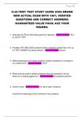 G-22 FDNY TEST STUDY GUIDE 2025&vert; BRAND  NEW ACTUAL EXAM WITH 100&percnt; VERIFIED  QUESTIONS AND CORRECT ANSWERS&vert;  GUARANTEED VALUE PACK&vert; ACE YOUR  GRADES&period;