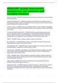 ABQAURP- Quality improvement&comma; management&comma; and assurance with Complete Solutions