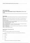 Test Bank - Mental Health Nursing&comma; 6th Edition &lpar;Gorman&comma; 2023&rpar;&comma; Chapter 1-22 &vert; 9781719645607 &vert; With Rationals