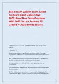  BSIS Firearm Written Exam &comma; Latest Premium Expert Update 2025-2026&vert;Brand New Exam Questions  With 100&percnt; Correct Answers&comma; All Graded A&plus;&comma; Guaranteed Success&period;