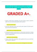 2025&sol;2026 HESI HEALTH ASSESSMENT NURSING RN V1 100 Questions with 100&percnt; correct and verified Answers&period; LATEST UPDATE&period;