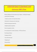 GEB 3213 Quiz 1 Questions and Answers 100&percnt; Pass