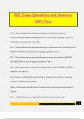 RFL Exam Questions and Answers 100&percnt; Pass