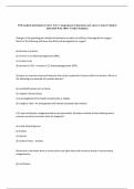 UNE medical biochemistry Unit 1 Test &vert; Comprehensive Questions and Answers 