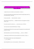 Washington State Drivers Ed Driving 101 Final Exam Qs & Answers