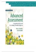 TEST BANK For Advanced Assessment Interpreting Findings and Formulating Differential Diagnoses&comma; 4th Edition by Goolsby&comma; Verified Chapters 1 - 22&comma; Complete Newest Version