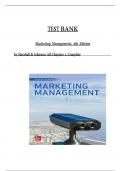 TEST BANK Marketing Management&comma; 4th Edition by Marshall & Johnston All Chapters 1&comma; Complete 