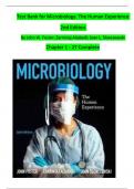 Test Bank for Microbiology&colon; The Human Experience 2nd Edition  By John W&period; Foster&semi; Zarrintaj Aliabadi&semi; Joan L&period; Slonczewski  Chapter 1 - 27 Complete &emsp;